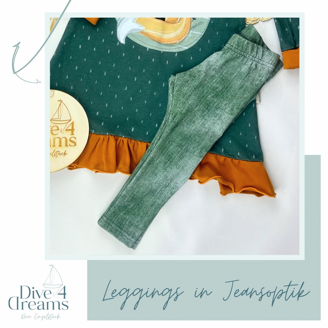 ✨ Set ✨ Kleid mit Leggings Gr. 86 – Bild 2